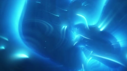 Swirling blue light effect. loop