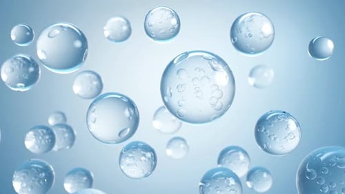 Serum Oil drop on Saggy skin cells