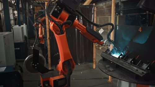 Automatic Welding of Steel Parts Using a Robotic Arm Robotization and Automation of Production to