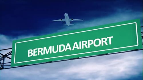 Bermuda Airport Road Signs