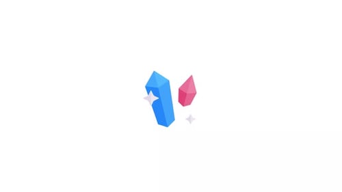 Natural Crystal Icon Animation