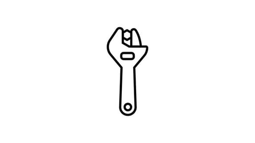 Monkey Wrench Icon Animation