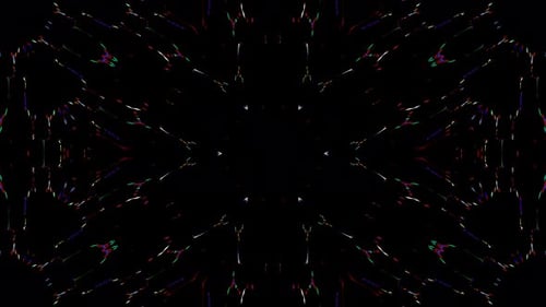 Abstract background moving stripes and flashing with shining light. Animation with circles