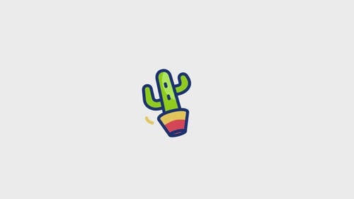 Cactus Animated Icon V2