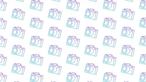 Photo Picture White Animated Loop Background 4K