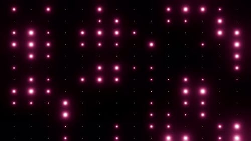 Pink Background With Lights For Show Vj Loop