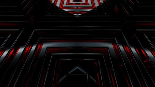 Abstract Background with Black and Red Elements, Shape, 3D Render, Figure, Unique Design, Exclusive