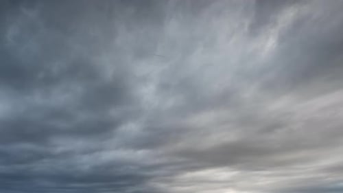 Dark clouds, time-lapse cloudscape 4k video