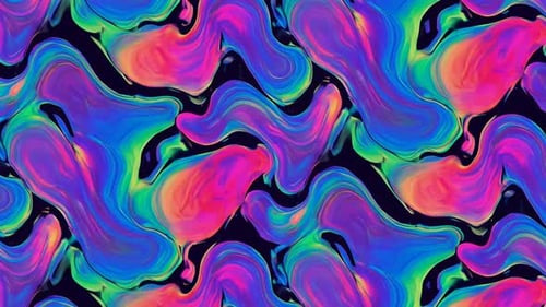 Fondo de movimiento fluido de mármol líquido colorido abstracto con