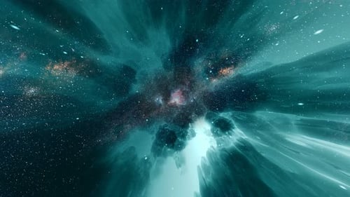 Interstellar Tunnel Travel to Undiscovered Galaxy with Milions of Stars