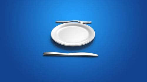 Animated Rotating Plate and Cutlery for Dining Concepts