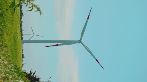 Wind Turbine Vertical - 4K