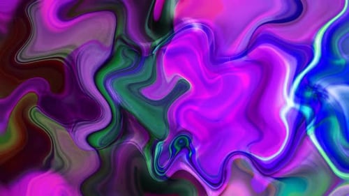 Vibrant Abstract Liquid Color Flowing Background Animation
