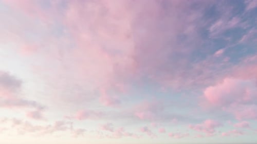 Pastel Sky Clouds Time-lapse Animation Loop
