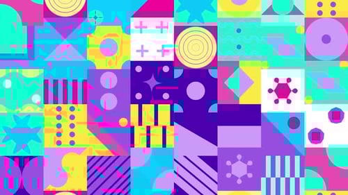 Pop And Colorful Abstract Background