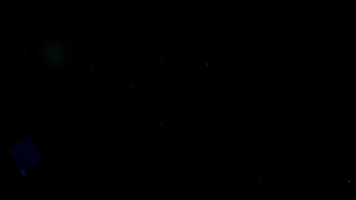 Collider-Kollektion: Sanfter, mehrfarbiger Flare-Effekt mit fallendem Konfetti