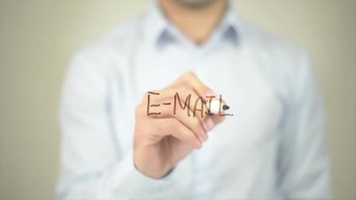 E-mail, Writing on Transparent Screen