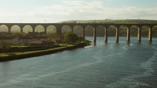 Royal Border Bridge, Berwick-upon-Tweed, Northumberland, England, UK