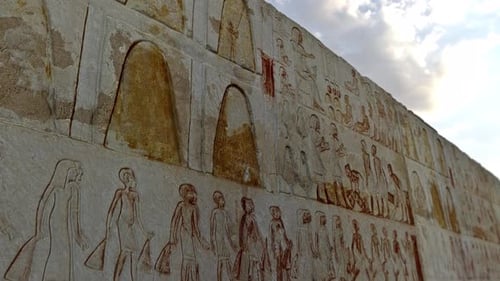 Muralla antigua de Egipto sin fin