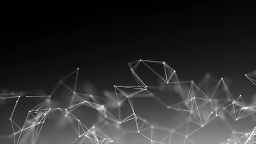 Abstract Digital Plexus Network Loop Background