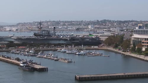 Mighty USS Midway an Aircraft Carrier of the United States Navy