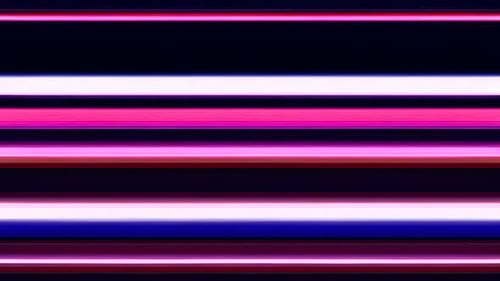 Dynamic Horizontal Glitch Lines Loop Background