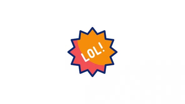 Icono animado de Lol con Alpha , Motion Graphics Incluyendo: abstracto ...