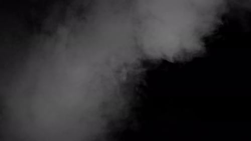 Natural vapor black background