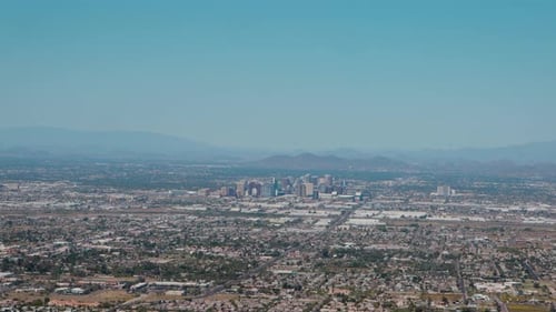 View of the Phoenix Skyline on a Sunny Day. on A