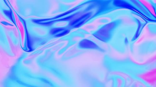 Holographic Liquid Waves Seamless Loop Motion Background