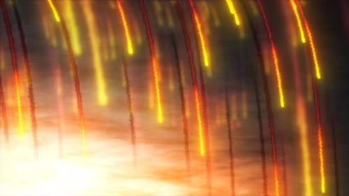 Abstract Fluid Glowing Energy Lines Background