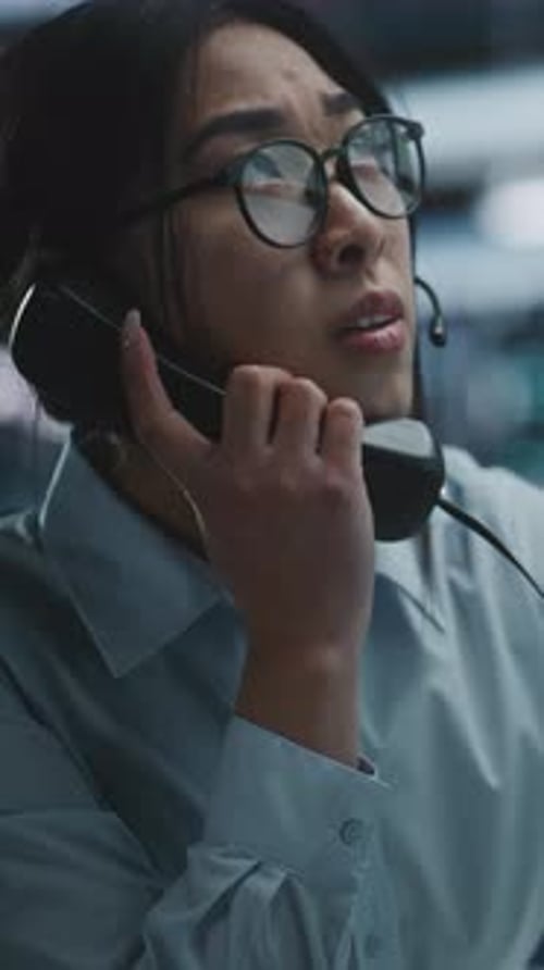 Female Supervisor Using Corporate Phone to Reprimand Colleague Over Market Data Changes