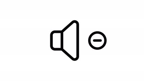Animated Speaker Icon Volume Controls