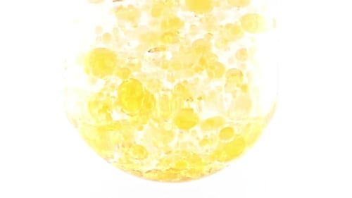 Gold Serum Tropfen Wassertropfen Transparenz Liquid Element Cosmetics Serum Liquid Bubbles Kollagen