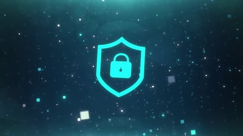 Los íconos de Security Shield protegen la seguridad de Cyber Key Lock
