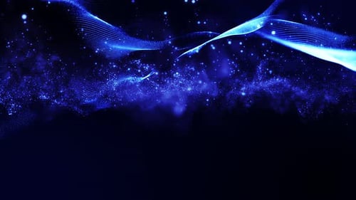 Abstract Particles Background 4K