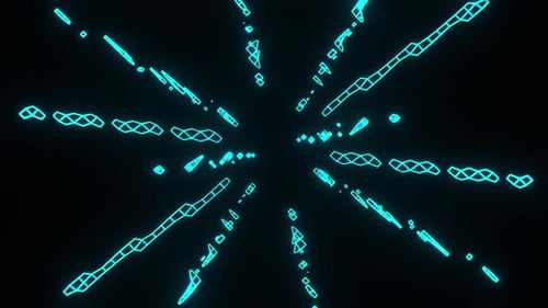 Abstract Particles Lines