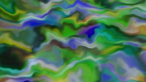 Abstract Liquid Paint Swirls Background Animation