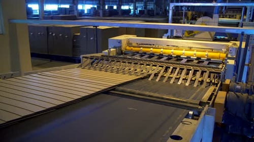 Factory Cardboard Production