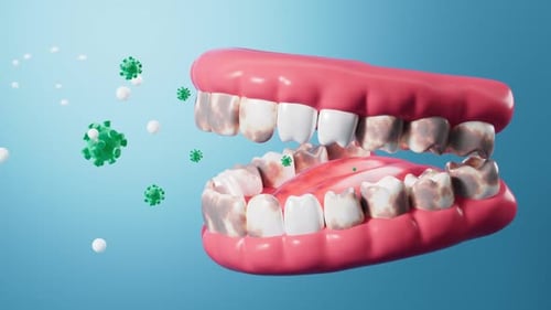 Dental Hygiene: 3D Teeth Cleaning and Virus Elimination