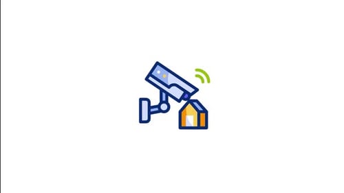 Animiertes CCTV-Symbol