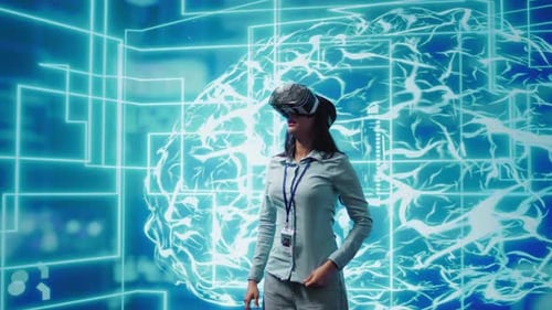 Technician Uses Virtual Reality Technology to Build AI Algorithms