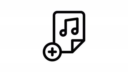 animación de icono de línea