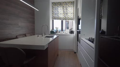 Modern Kitchen Interior Design with Natural Light