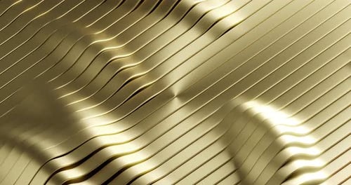 Golden Planks Bend Smoothly In A Loop