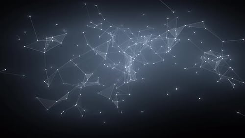 Abstract Background Plexus Polygon Technology Concept Backdrop 4k Resolution 60 Fps