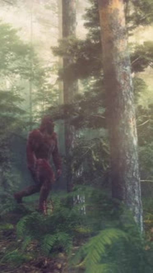 Bigfoot im Wald 02