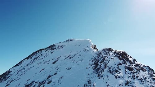 Vue aérienne de la station de ski du Kitzsteinhorn en Autriche