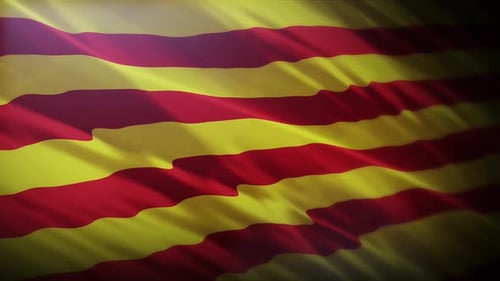 Animated Waving Flag Background Seamless Loop