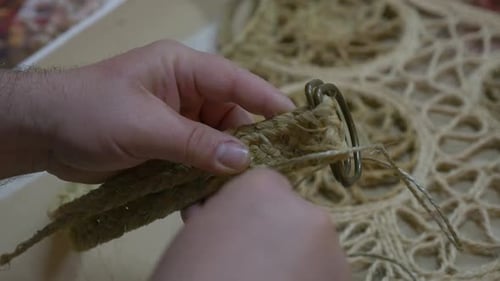 Bracelet à tisser artisanal Esparto